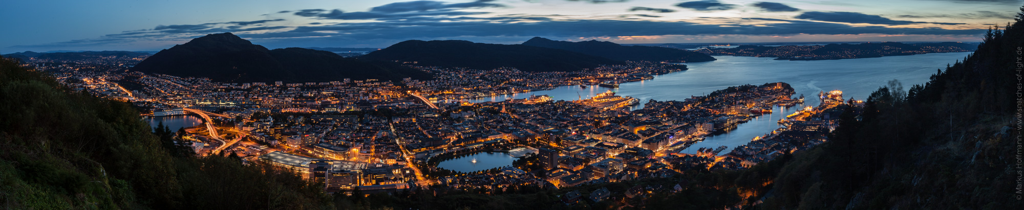 Bergen at Night